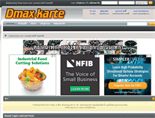 Tablet Screenshot of dmax-karte.com